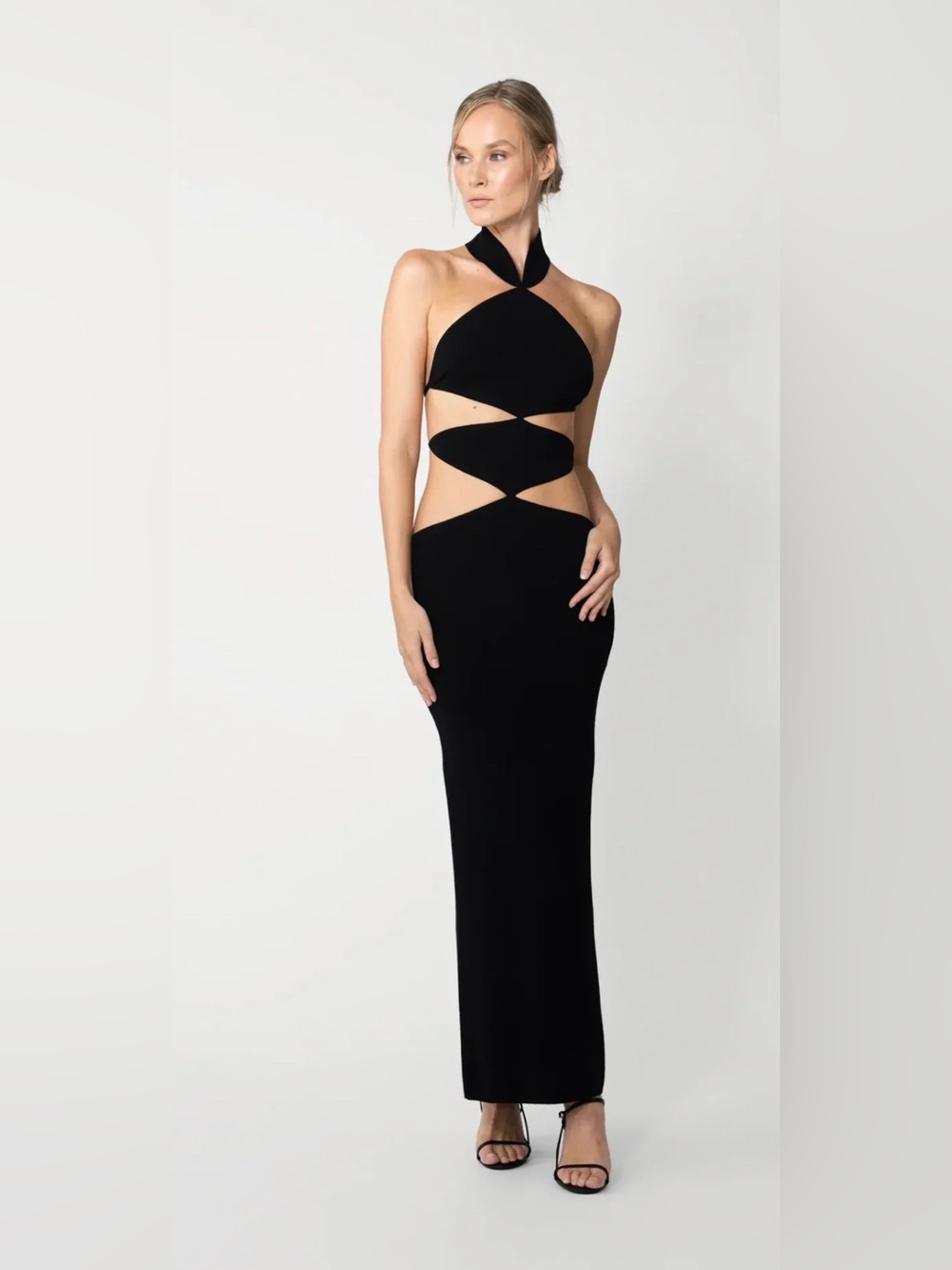 Sau Lee Selma Knit Cut Out Dress